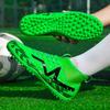 35-46 Kids Football Boots Rubber Soft Sole Short Nails Artificial Turf Leather Youth Kids Football Shoes Men's Sports Large Size Football Shoes