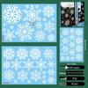 Cross-border Christmas Static Cling Window and Wall Stickers for Glass Doors and Shopping Malls