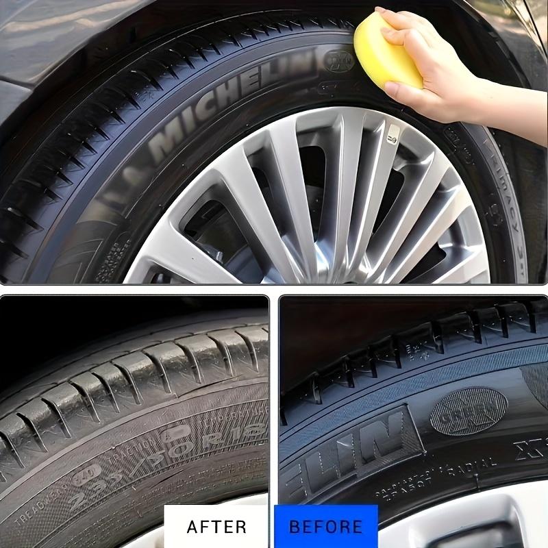 Car Tire and Interior Leather Gloss Repair Cream - Suitable for Tire and Seat Anti Yellowing Repair Agents
