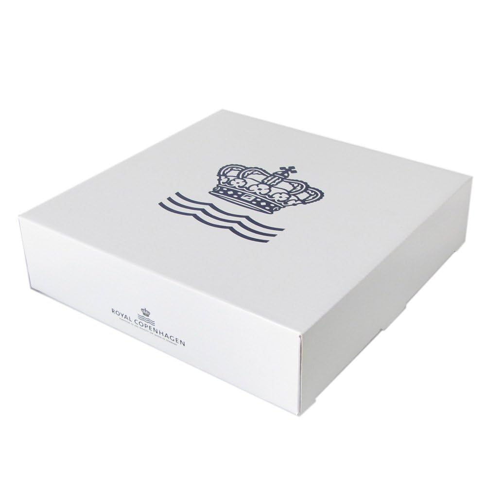 ROYAL COPENHAGEN White Fluted Plate, Deep Plate, Pasta Plate, Soup Plate, 21cm, 2408604, 1017400 [Parallel Import]