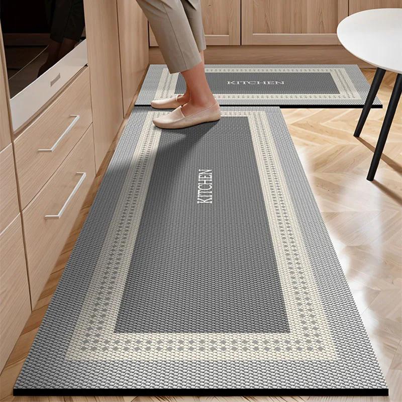 Kitchen Water-absorbing Carpet Anti-slip Floor Mat Diatom Mud Oil-absorbing Foot Mats Home Decoration Rug Alfombra De Cocina