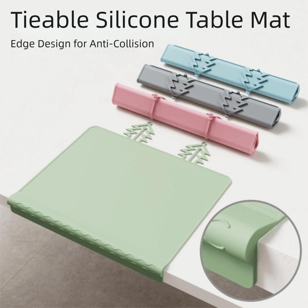 Rutschfestes Design Silikon Kinder Platzset Beißrand Kinder Geschirrunterlage Esstisch