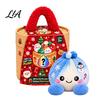 Cartoon Steamed Bun Plushie Christmas Plush Dumpling Toy with Steamer, Stress Relief Stuffed Decoration Squeeze Toy, for Holiday Steamer