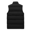 Men's Casual Thickened Vest - Warm, Solid Color for Autumn/Winter