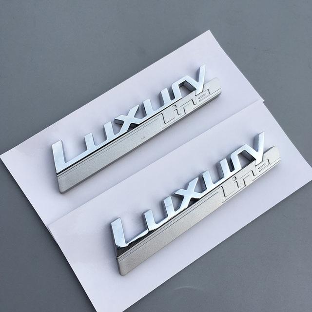 Car Styling Trim Sticker / 3D Sport / Luxury Line Label ABS Emblem Badge Decals Fit For BMW 2/3/4/5/7 Series GT