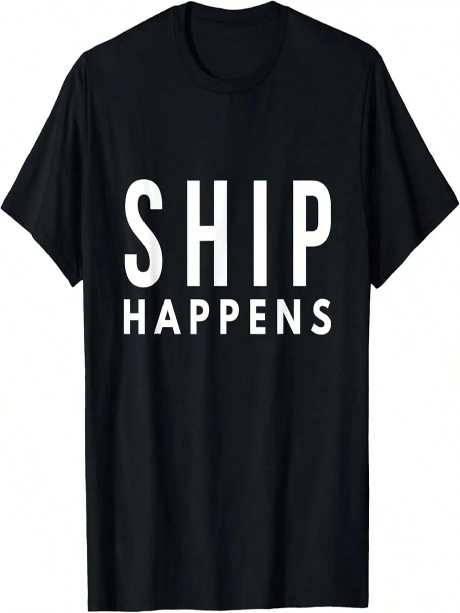 Ship Happens Pun Tshirt For Sailors T-Shirt S разноцветный
