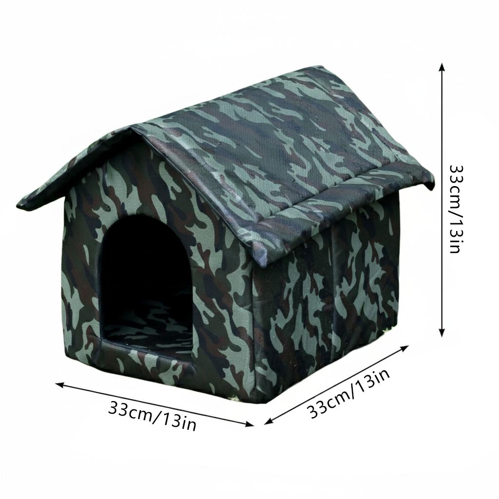 Cat Shelter Outdoor Waterproof And Insulated Cat House Stray Cats Thickened Warm Tent All-season Universal For Stray Cats Dogs