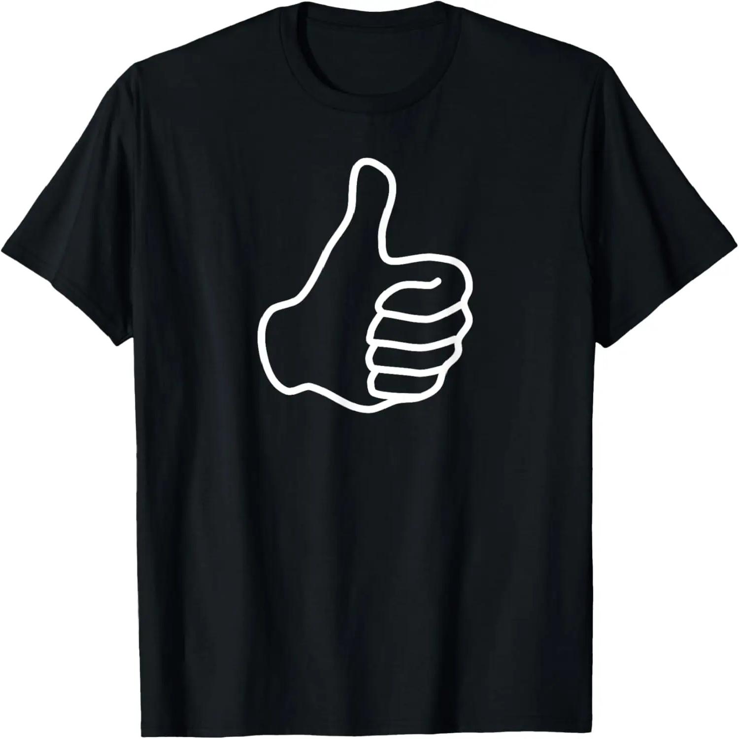 Thumbs Up Tee Shirt T-Shirt S чёрный