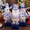 Extendable Christmas Santa Snowman & Reindeer Figurine