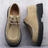 Fashion Casual Thick Soled Men's Shoes Comfortable and Classic Style Office or Business Work Luxury Shoes Genuine Leather Suit Derby