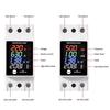 SHGO-ZS-6035VAKW Digital Energy Meter AC30-400V Electricity Usage Monitor Din Rail Voltmeter Ammeter Watt Kwh Frequency