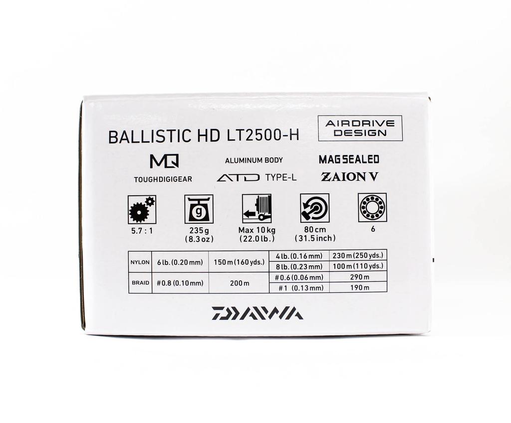 Daiwa Reel Spinning 25 Ballistic HD LT2500-H (4573)