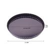 ZISIZ 8-inch Round Loose Bottom Pie Pan Set (2-pack)