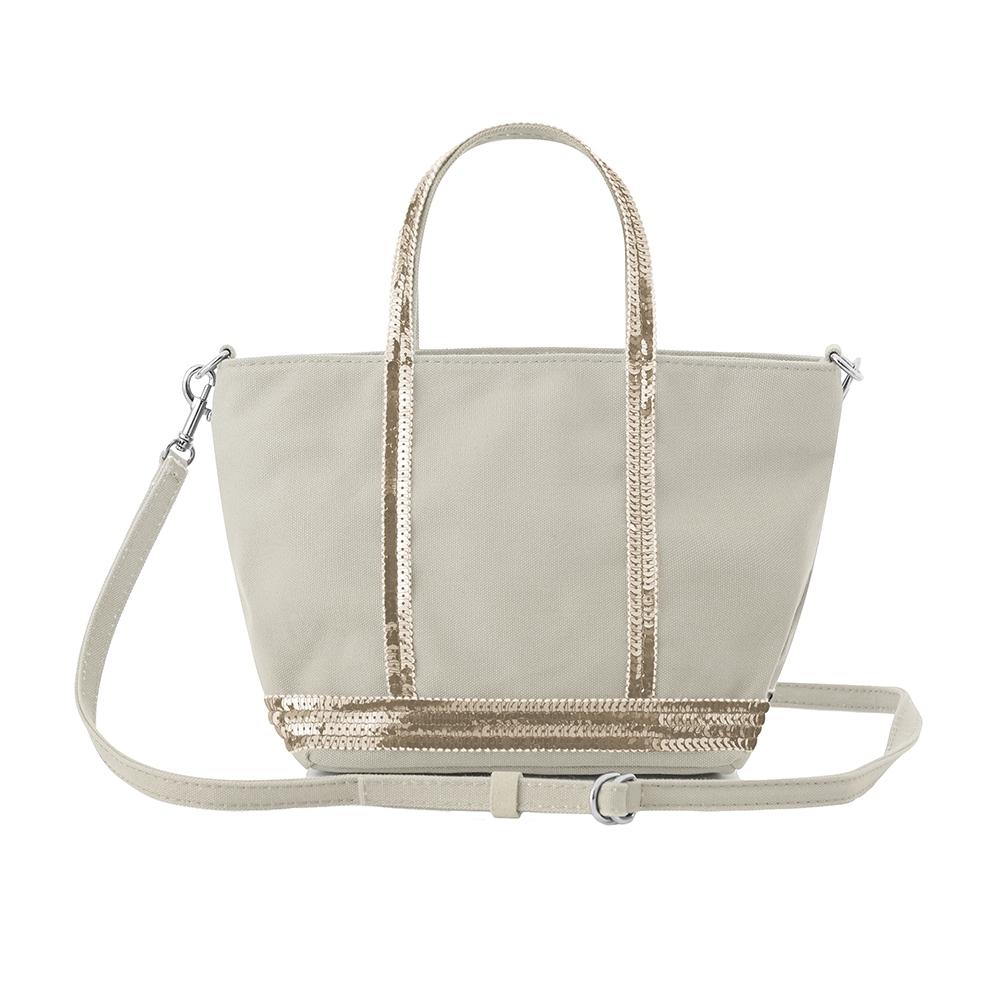 

Vanessabruno Spangle Cotton Zipper Tote Bag Mini Xs V40410 413 0PVE01 V40410 413
