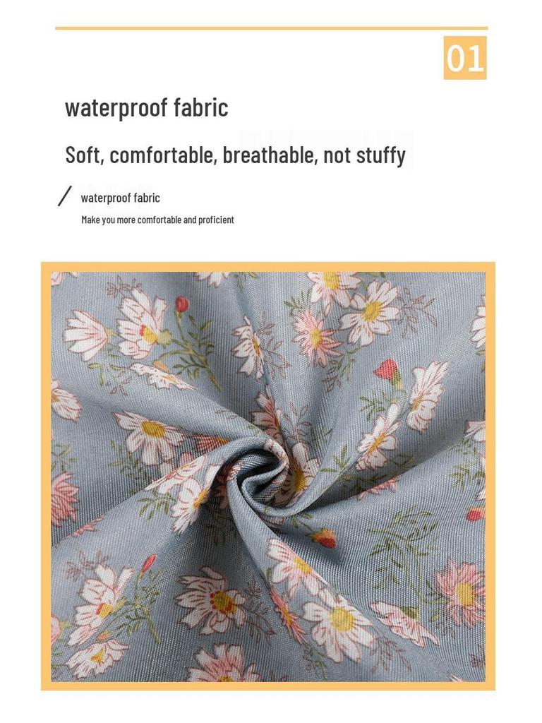 2024 Women's Long Sleeve Waterproof Kitchen Apron - Oil-Proof Coveralls for Home Use