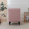 Washable Armless Chair Cover Single Seat Chair Dust Cover Durable Chair Slipcover  For Dining Room