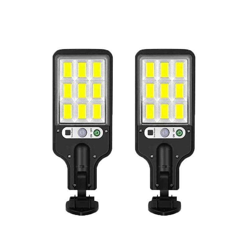 Solar Outdoor Lighting Safety Light Solar Induction Searchlight with 3 Lighting Modes Suitable for Parking Lots and Courtyards