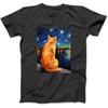 Vincent Van Gogh Haustier T-Shirt, Sweatshirt, Hoodie für Herren Damen Kinder Hergestellt in Kanada Schwarz