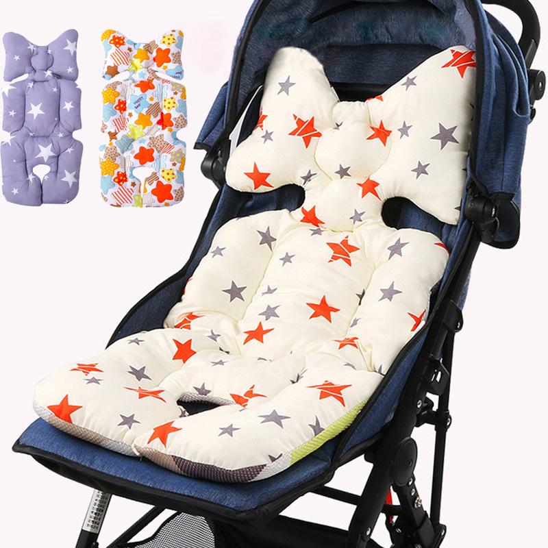 Baby Stroller Pad Thick Warm Cotton Breathable Stroller Car High Chair Seat Cushion Liner Mat Cover Protector Accessory