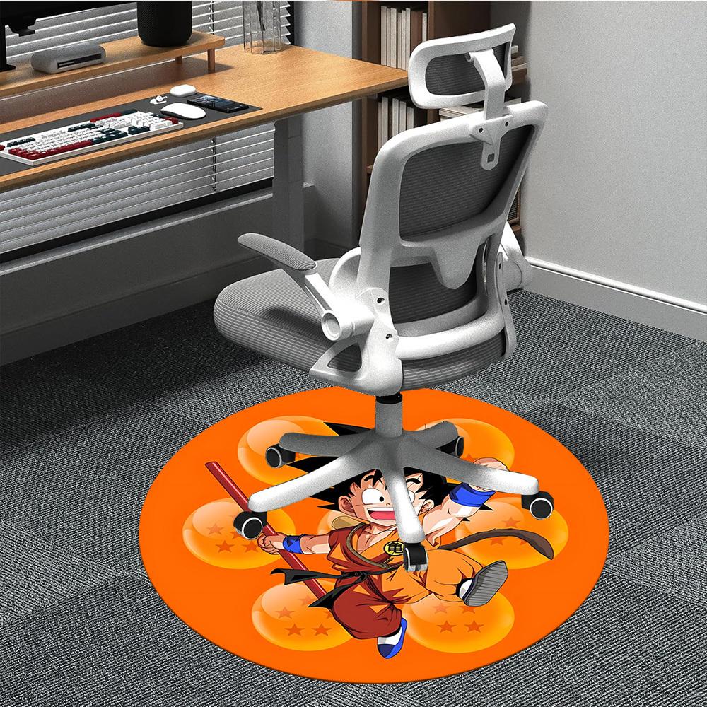 

1PC Z Office Round Rug, Non-slip, Soft and Durable Office Rug for Interior Decoration, Perfect for Office, Beautiful Decoration 80cm