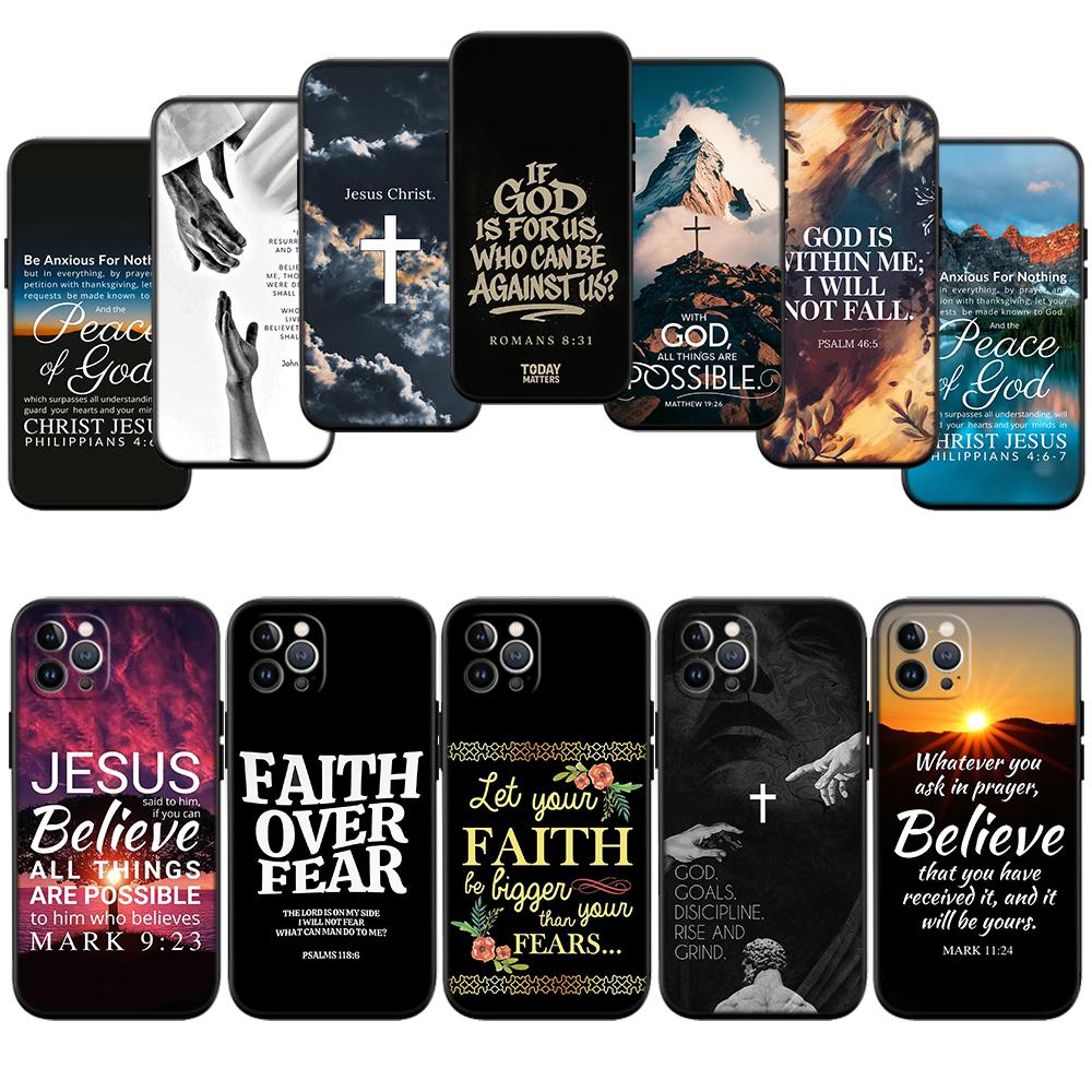 Bible verse Jesus Case for Samsung Galaxy A01 A02 A02S A03 Core A03S A05 A05S A06 A10 A10S A16 A20 A20S A35 S10 Lite Plus S10e