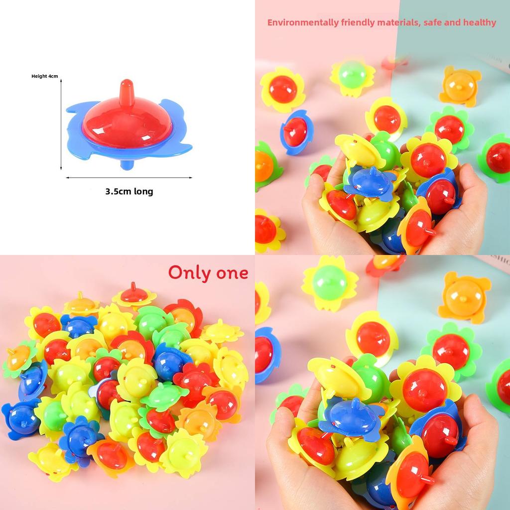 Colorful Handheld Spinning Top With Durable Plastic Material For Children