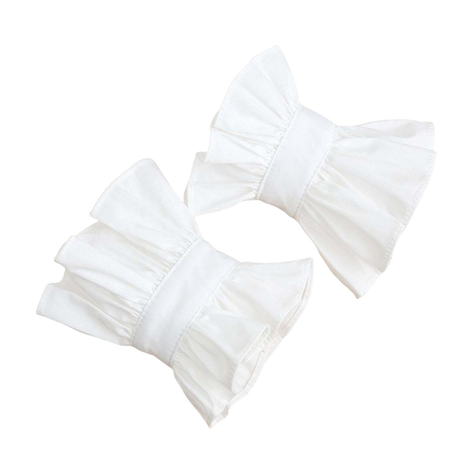 

1 пара рукавов с цветочным узором, прочные рукава, съемные манжеты, эластичные, для вечеринок и свадеб