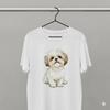 Unisex Adult Casual Graphic Shih Tzu Dog Cute Graphic T-Shirt Puppy...