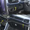 Glove Box Cover Stick Trim Middle Console Control Dashboard Panel 2PCs For Volkswagen VW T-cross Tcross