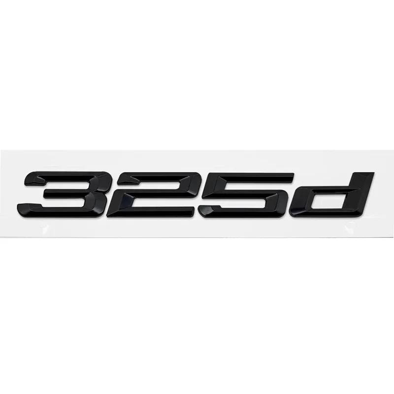 ABS Car Rear Trunk Letters Logo Badge Emblem Sticker For BMW 3 Series 318d 320d 325d 328d 330d 335d E46 E90 E91 F30 F31 F34 G20