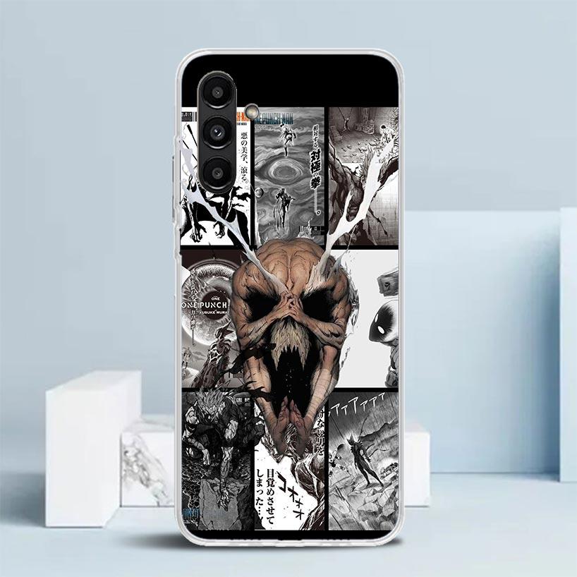 One P-Punch-Man Garou Phone Case For Samsung Galaxy A17 A37 A57 A16 A15 A14 A13 A56 A55 A54 A53 A36 A35 A34 A33 A26 A25 A24 A23