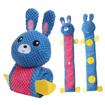 Lala Pet Puppy Nose Walk Rustle Squeak Toy Rabbit