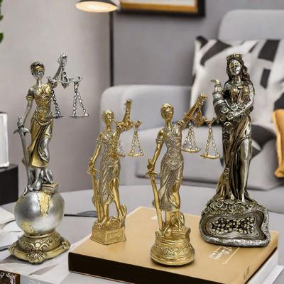 Modern Goddess of Wealth Statue Resin Crafts Furniture Home Decor Business Gift Desktop Small Ornaments Gifts