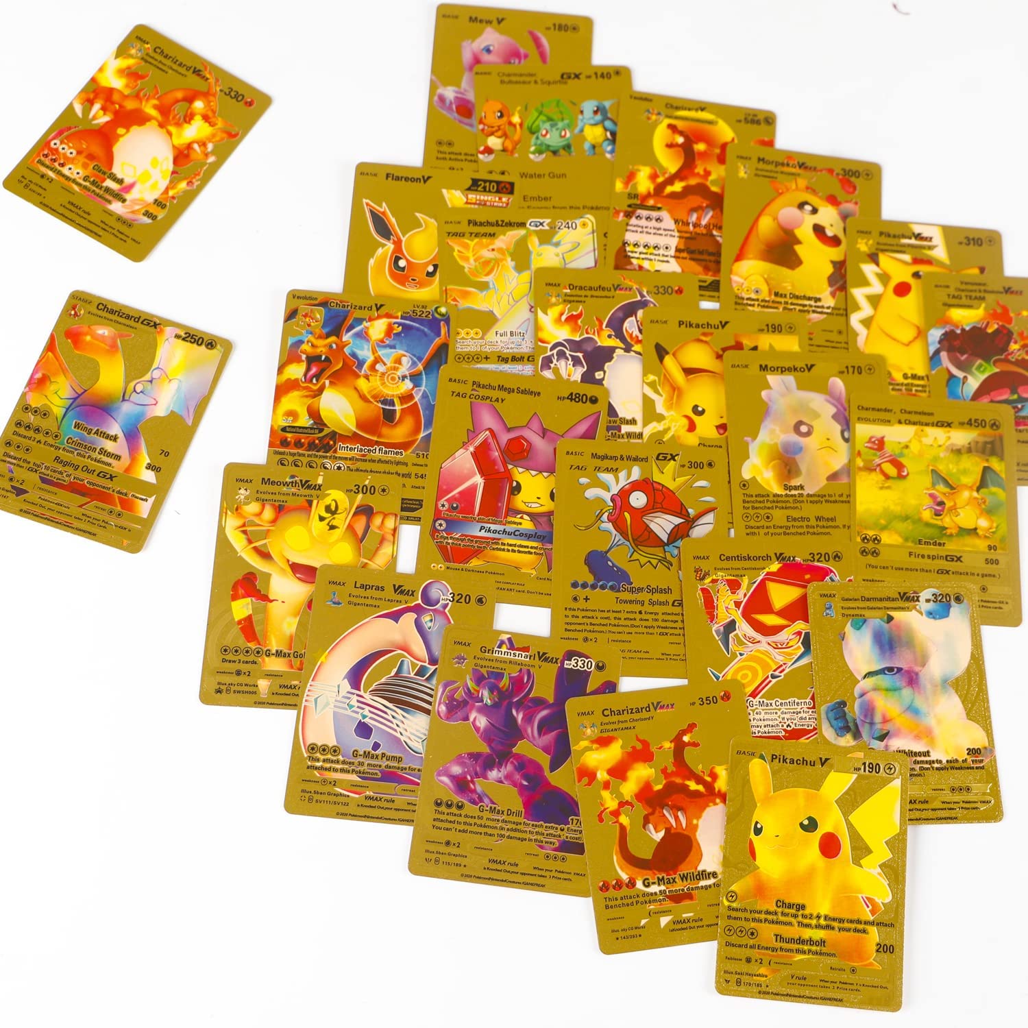 Takara Tomy 55/110 Pièces Cartes VSTAR GX EX VMAX Colorées Noires Argentées Dorées Cartes De Jeu