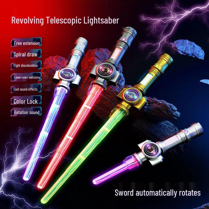 

Telescopic Glowing Lightsaber Toy - Mythical Beast Design for Kids