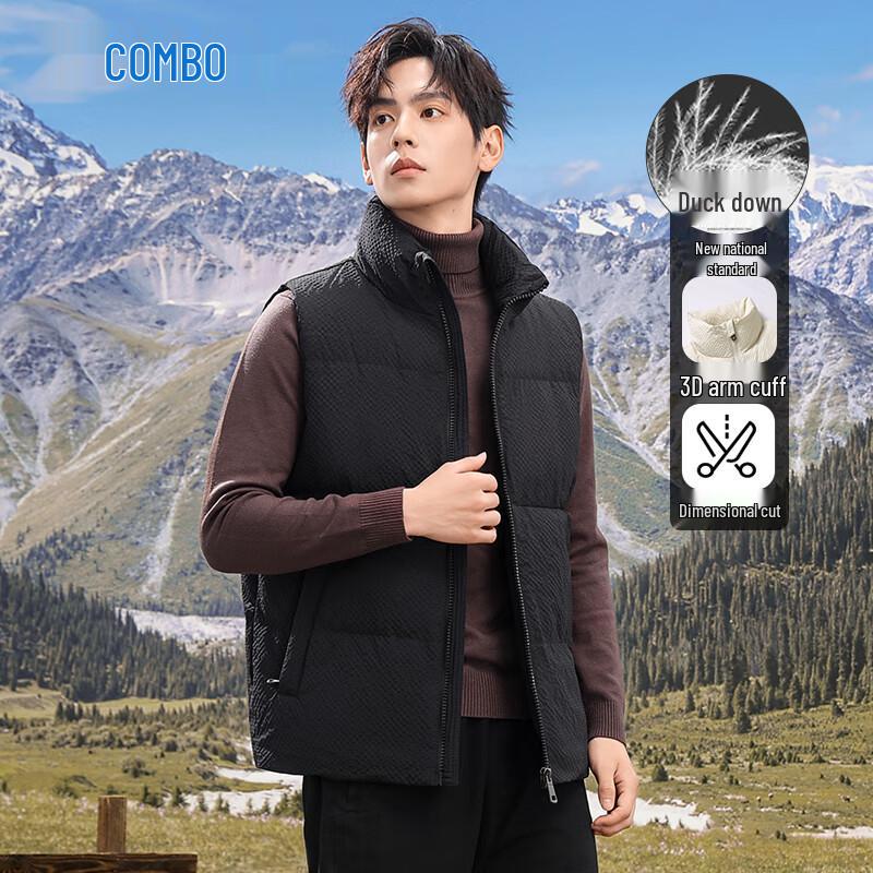 

Kangbo Men s Casual Stand Collar Padded Down Vest XL (180)