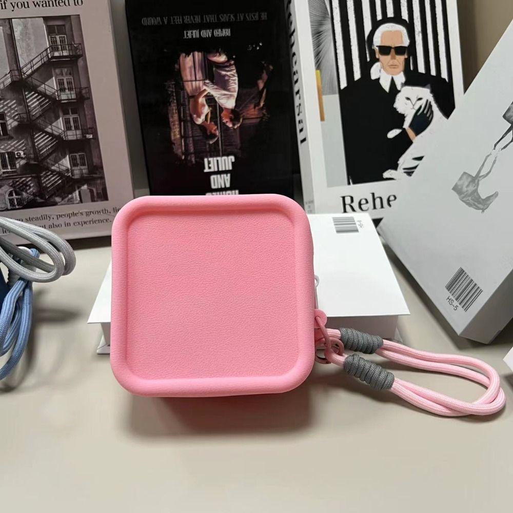 Square Multifunction Storage Bag Coin Purse Small Item Bag Creative Silicone Cosmetic Bag  Men