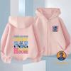 Fashionable KPop Demon Hunters Kids Boys Little Girls Zip Up Hoodie Cute Printed Cartoon Warm Windproof Autumn Winter Fashion