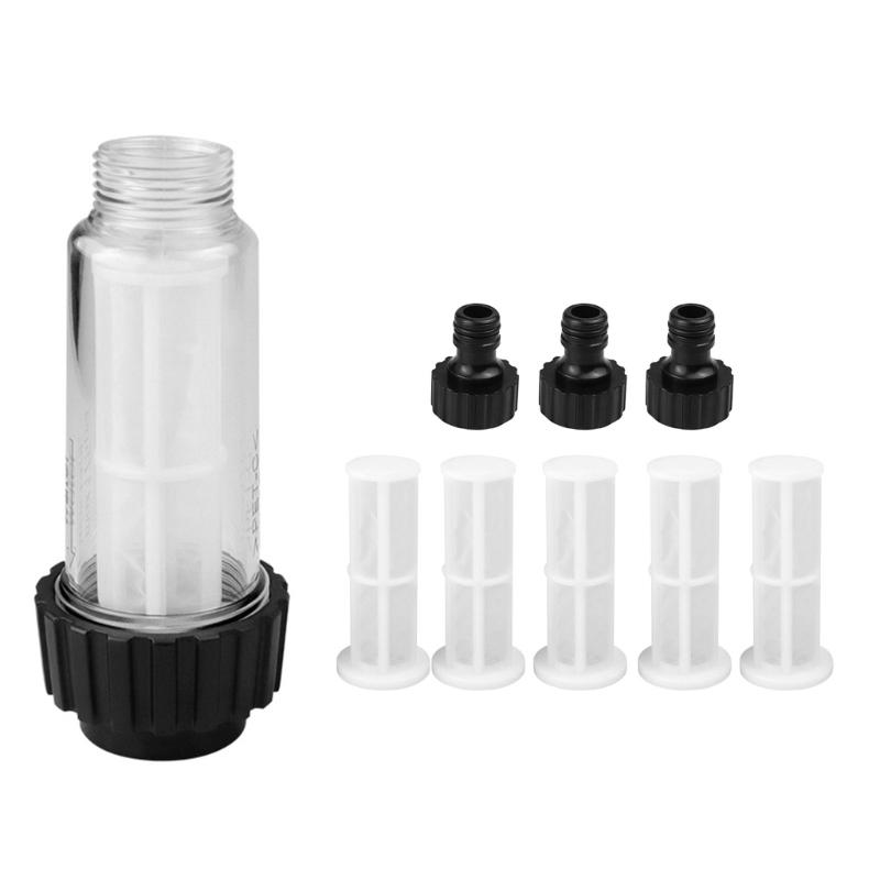 Hochdruckreiniger Wasserfilter G3/4" Gewinde Schnellkupplung Autowaschmaschine Wasserfilter Gartenschlauchfilter