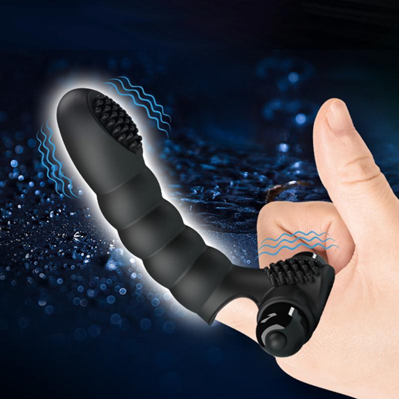 G Spot Vibrating Finger Sleeve Female Masturbator Clitoris Stimulation Finger Massager Vibrators For Women Erotic Adult Sex Toys