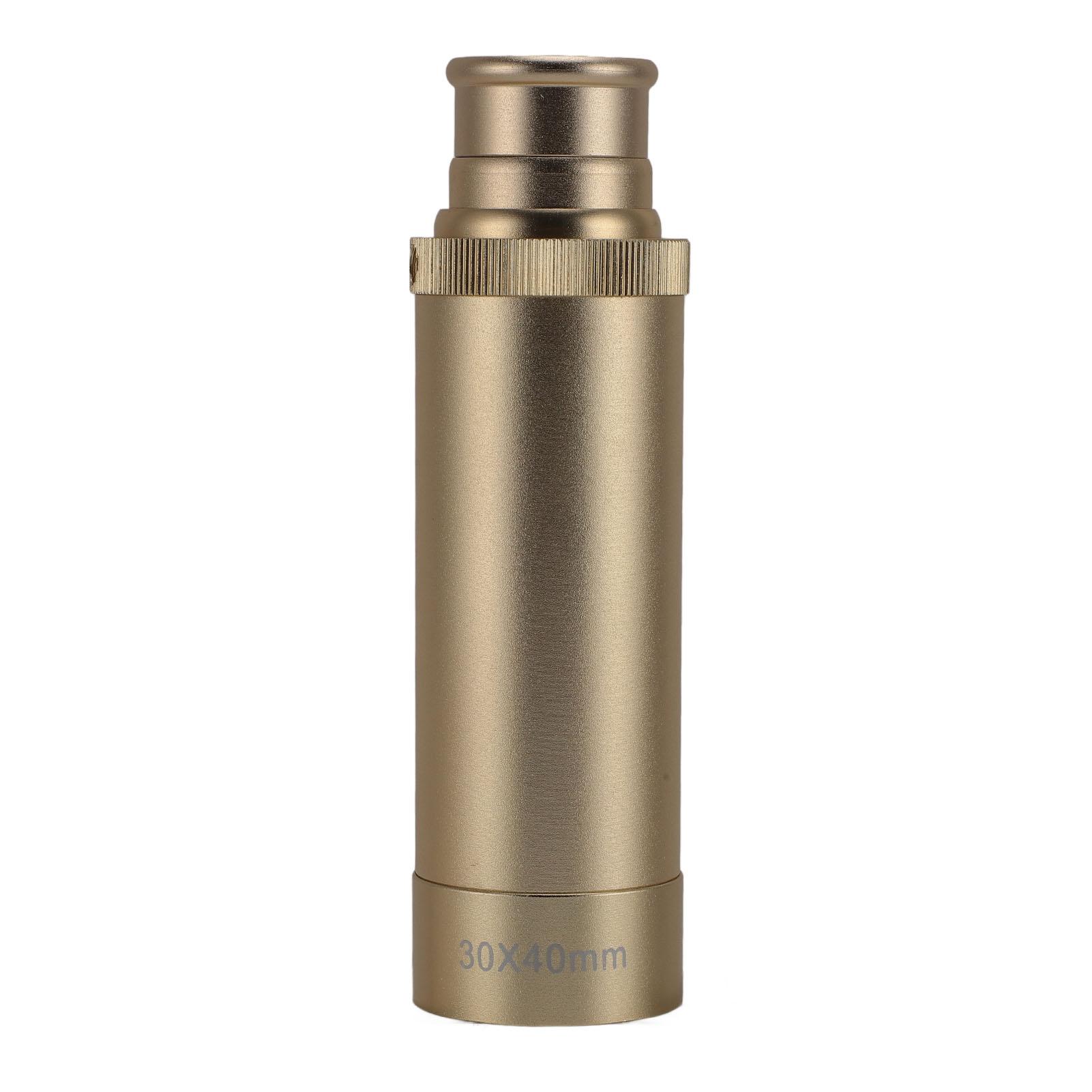 

Ретро Телескоп Збільшуваний 30x Збільшення Портативний Ручний Вінтажний Монокуляр для Подорожей Кемпінгу