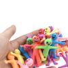 10 Pcs Novelty Stretchy Stretch Toy Cute Colorful Yellow Stress Relief Stretchy Fidget Gifts TPR Soft Plastic Creative Doll Toy