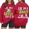 Women's Casual Fashion Long Sleeve Christmas Printed Round Neck Sweatshirt Top