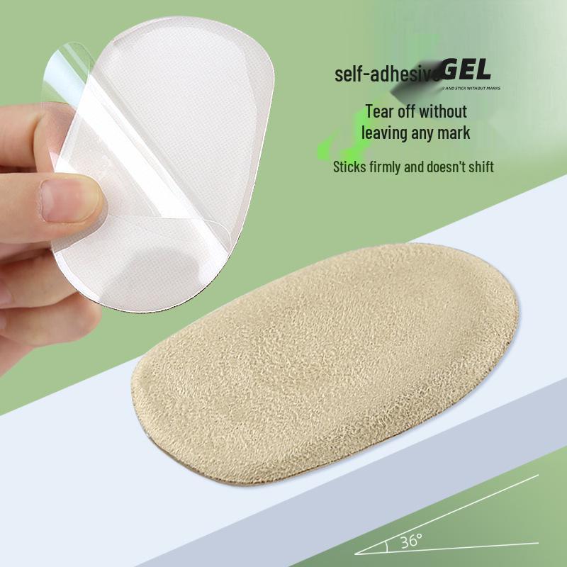 Soft Velvet Shock-Absorbing Heel Pads for Men and Women