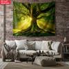 Sunlight Tree Forest Nature Wall Tapestry Home Decor Art Print Living Room Hanging 2d Flat Printing Nature Landscape Art Decor