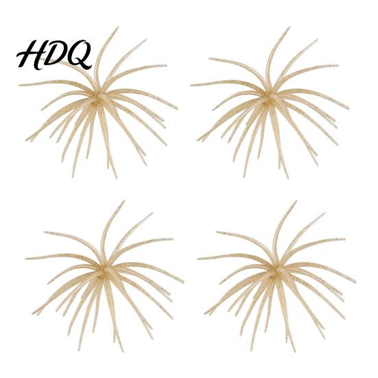 Sea Urchin Soft Baits for Bass Fishing Floating Lures Highly Elastic TPE Bionic Baits Lakes Flexible Realistic Tentacles Lures Trout Bluegill