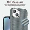 For iPhone 14/13 Case Cell Phone Hybrid Back Cover Carbon Fiber Texture