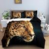 3D Bedding Set Animal Theme Bedding Set Leopard Pattern Duvet Cover AU Full Size Bedding Sheet/Double Home Decoration