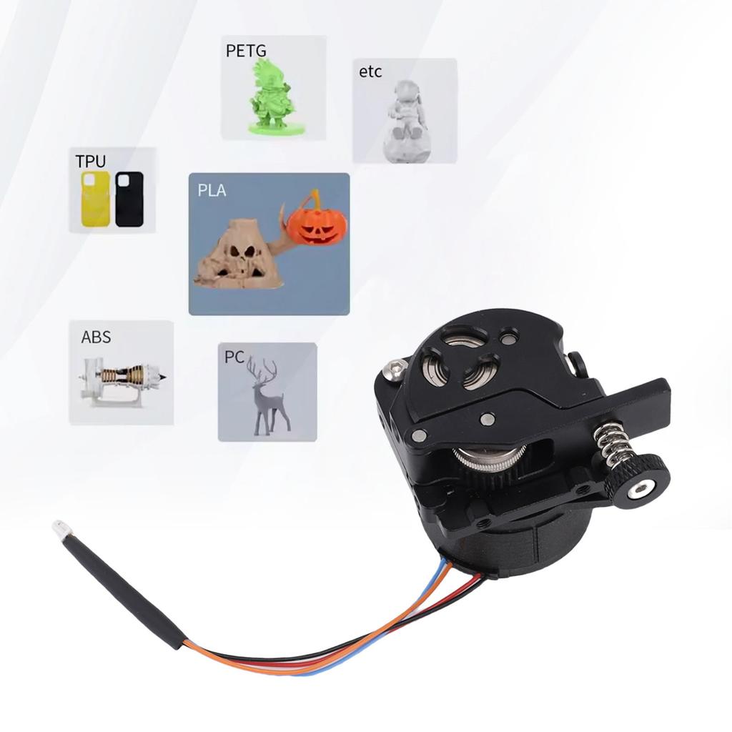 Extruder Replacement for K1 K1C K1 Maximum 3D Printer Dual Gear Feed All Metal Extruder and Circular Motor Support 1.75mm Filament