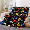 1pc Floral Pattern Blanket Warm, Cozy, And Soft, Suitable for Sofas, Beds, Cars, And Office Use.Perfect for Camping And Travel, Making It a Great Gift